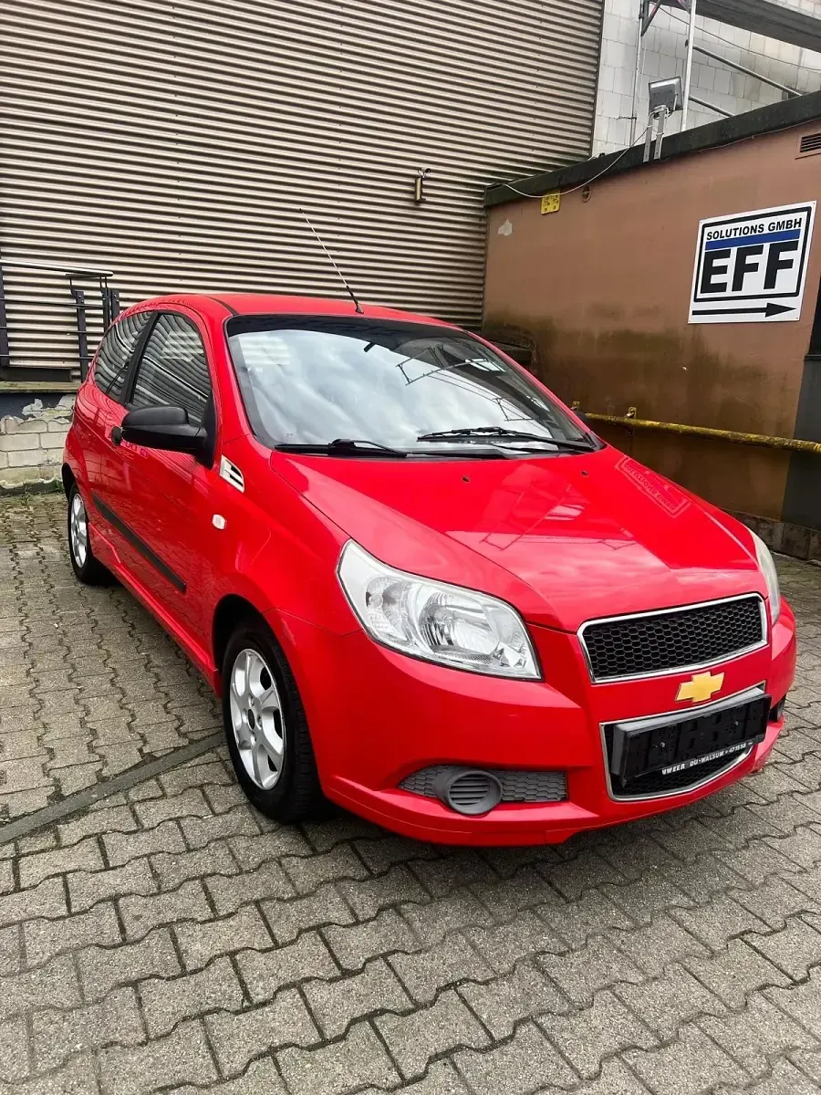 Gebraucht Chevrolet Aveo 2009 Rot Kleinwagen