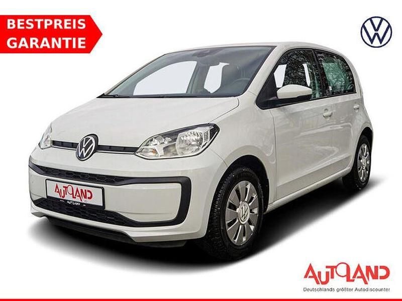 Weiß Gebraucht 2021 VW up! move up! Kleinwagen | 13.950 € (Teuer) - Bild 1/4