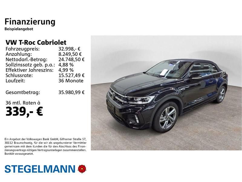 Gebraucht VW T-Roc Cabriolet R-line 150 PS (110 kW) 2025 Cabrio