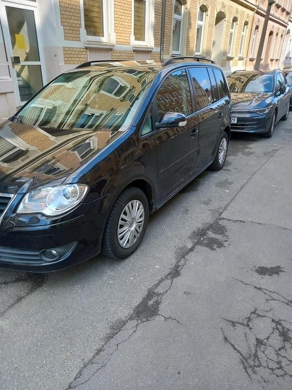 Gebraucht VW Touran 105 PS (77 kW) 2007 Schwarz Van / Kleinbus
