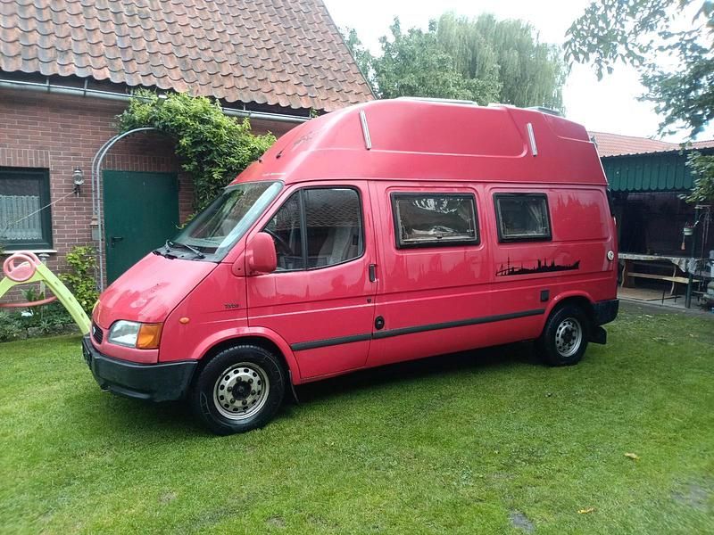 Second-hand Ford Transit 85 CP (62 kW) 1995 Roșu Van
