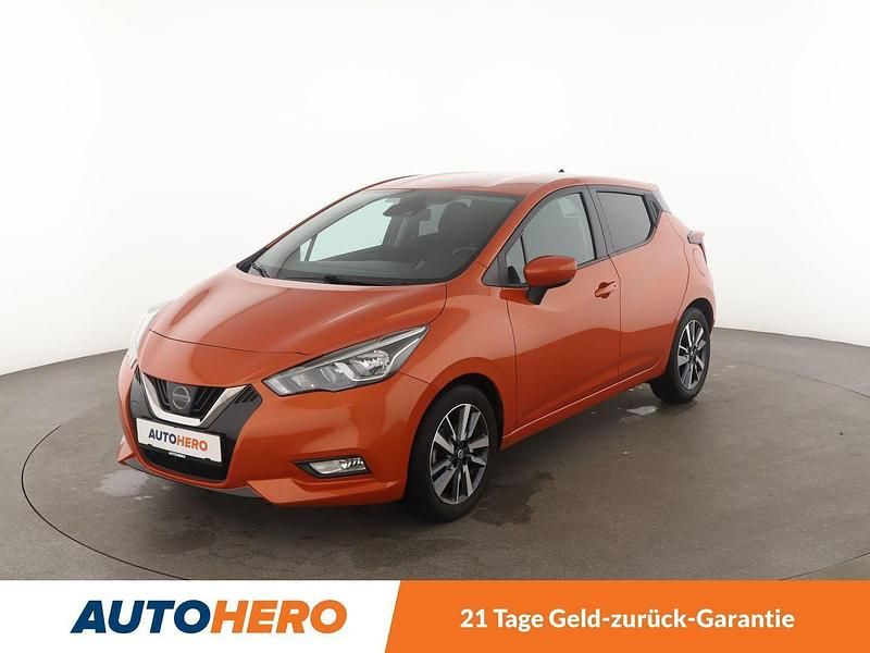 Orange Gebraucht 2017 Nissan Micra N-Connecta Limousine | 9.290 € - Bild 1/3