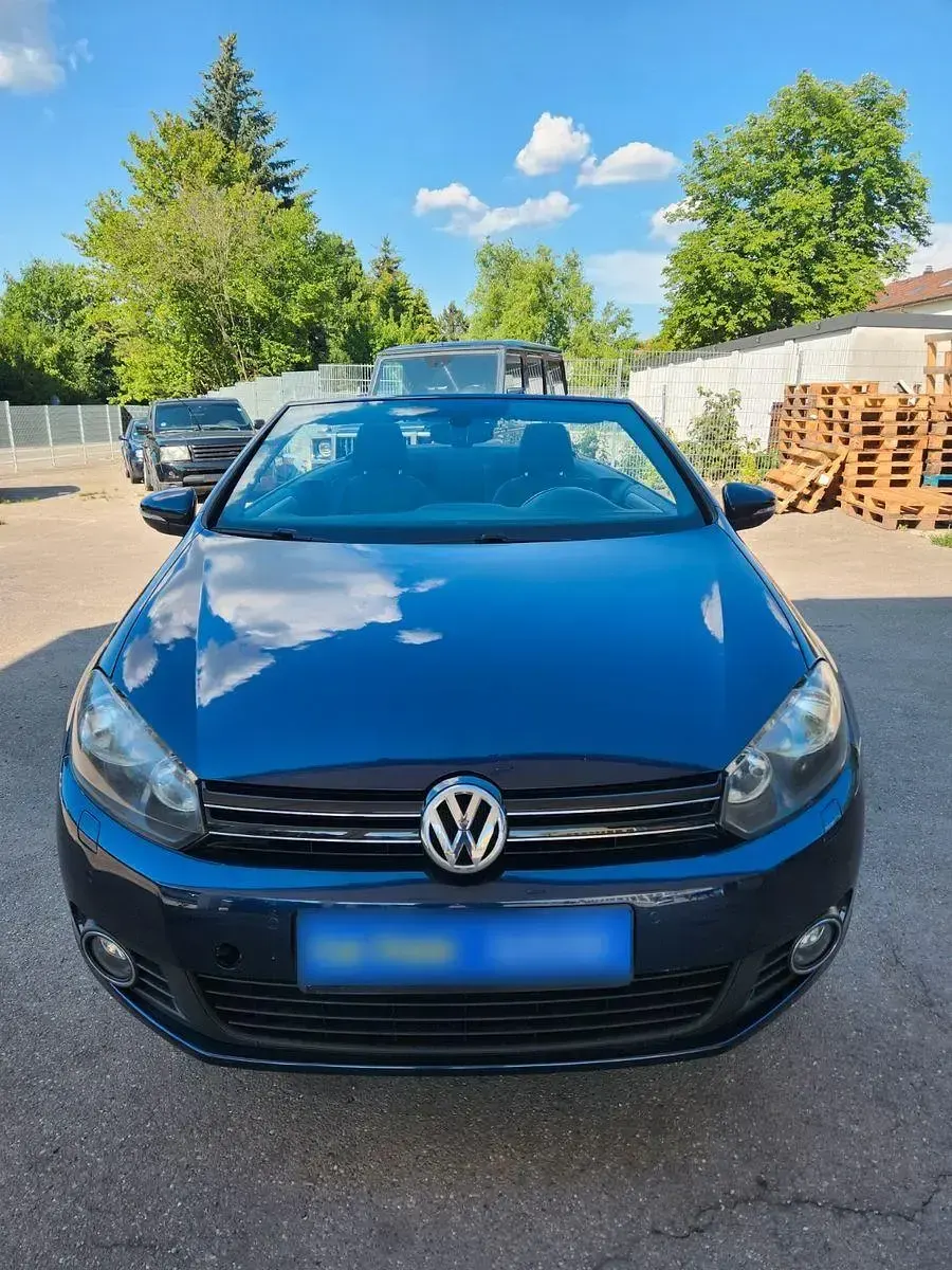 Gebraucht VW Golf Cabriolet Exclusive 105 PS (77 kW) 2012 Blau Cabrio