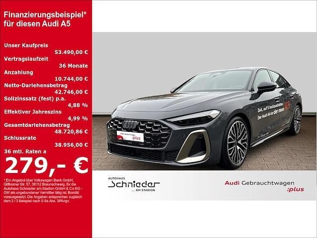 Grau Gebraucht 2024 Audi A5 Edition .1 Coupé | 53.490 € (Guter Preis) - Bild 1/3