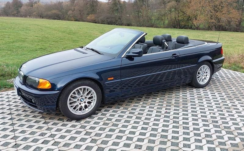 Blau Gebraucht 2000 BMW 320 Cabriolet Cabrio | 4.250 € (Guter Preis) - Bild 1/4