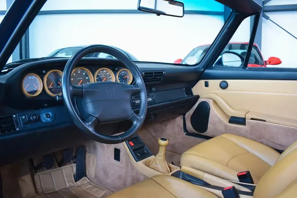 Gebraucht Porsche 993 286 PS (210 kW) 1997 Blau Cabrio