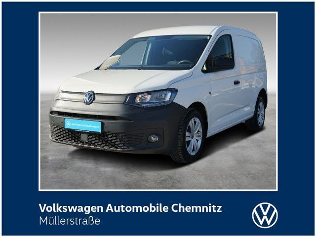 B4 candyweiß Gebraucht 2022 VW Caddy Van / Kleinbus | 16.950 € - Bild 1/4
