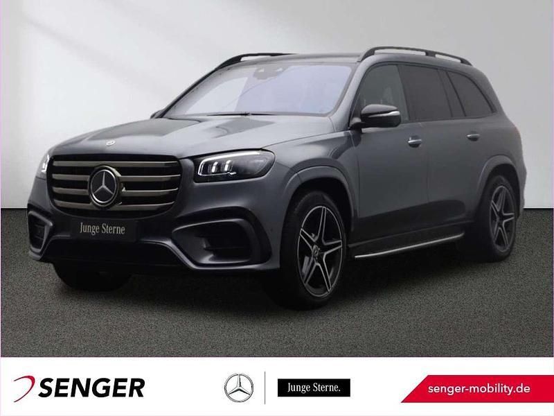 Grau Gebraucht 2023 Mercedes GLS450 AMG line SUV | 104.880 € - Bild 1/4