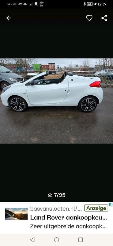 Second-hand Renault Wind 102 CP (75 kW) 2011 Alb Cabrio