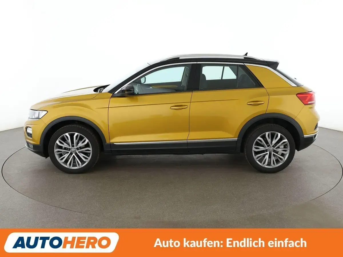 Gebraucht VW T-Roc Style 150 PS (110 kW) 2019 Gelb SUV