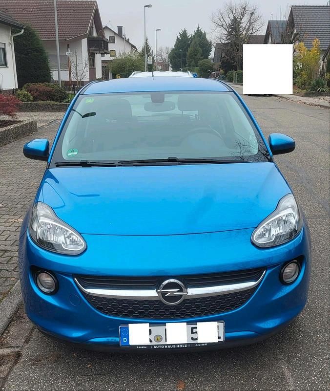 Blau Gebraucht 2015 Opel Adam Kleinwagen | 6.000 € (Superpreis) - Bild 1/4