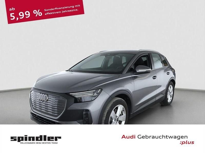 Taifungrau metallic Gebraucht 2023 Audi Q4 e-tron Advanced SUV | 39.980 € (Teuer) - Bild 1/4