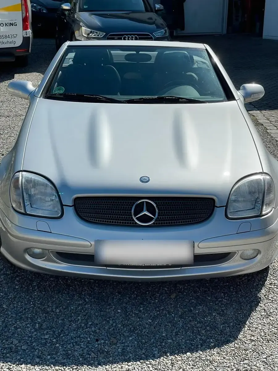 Gebraucht Mercedes SLK230 197 PS (144 kW) 2003 Silber Cabrio