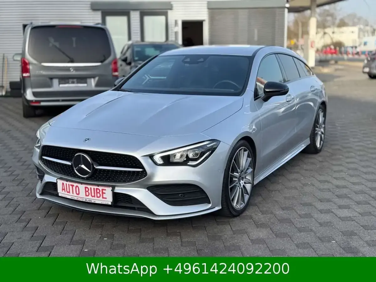 Gebraucht Mercedes CLA200 AMG line 163 PS (119 kW) 2020 Iridiumsilber Coupé