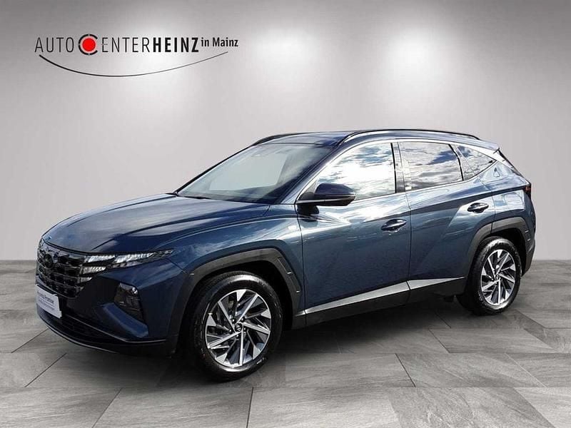 Teal blue / met Gebraucht 2021 Hyundai Tucson Trend SUV | 25.900 € (Fairer Preis) - Bild 1/4