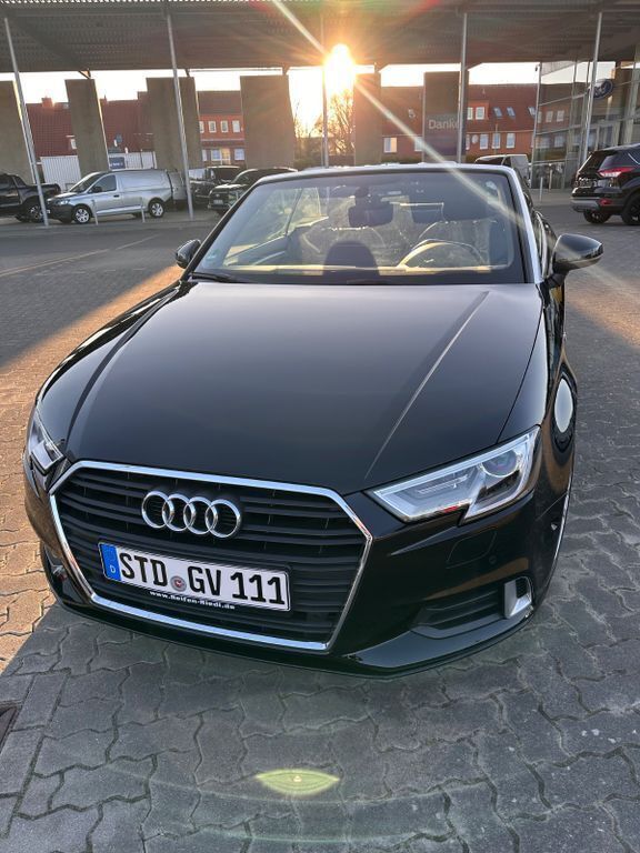 Schwarz Gebraucht 2017 Audi A3 Cabriolet Sport Cabrio | 20.500 € (Fairer Preis) - Bild 1/4