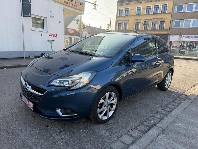 Gebraucht Opel Corsa 101 PS (74 kW) 2015 Blau Kleinwagen