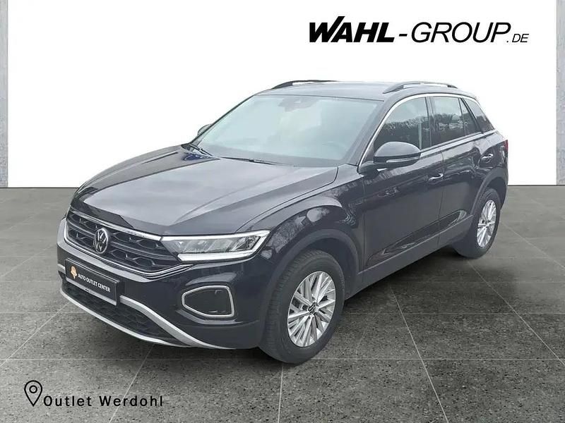 Schwarz Gebraucht 2024 VW T-Roc Life SUV | 25.990 € (Guter Preis) - Bild 1/4