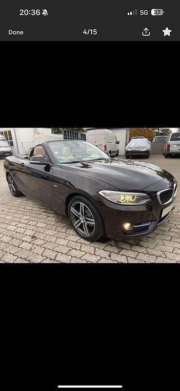 Braun Gebraucht 2017 BMW 218 Cabrio | 15.000 € (Superpreis) - Bild 1/4
