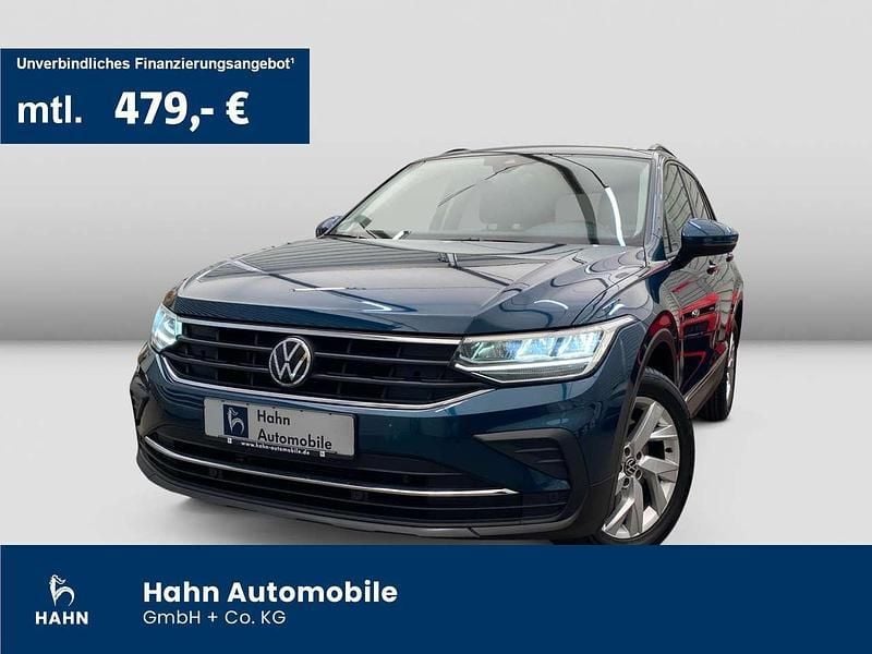 Nightshade blue metallic Gebraucht 2022 VW Tiguan Life SUV | 29.730 € (Guter Preis) - Bild 1/3
