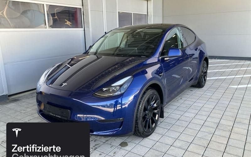 Blau Gebraucht 2022 Tesla Model Y SUV | 35.500 € (Guter Preis) - Bild 1/4