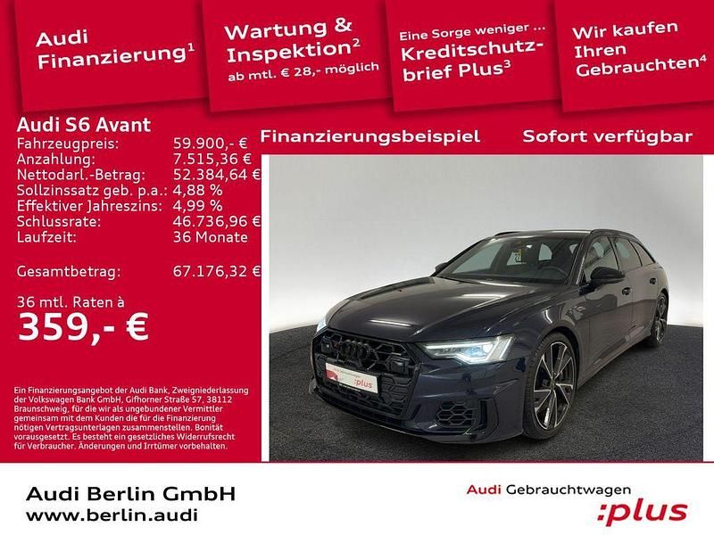 Gebraucht Audi S6 Ambiente 344 PS (253 kW) 2024 Firmamentblau metallic Kombi