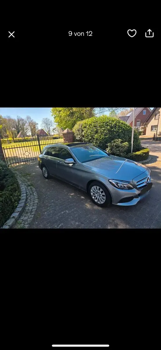 Gebraucht Mercedes C220 170 PS (125 kW) 2014 Grau Kombi