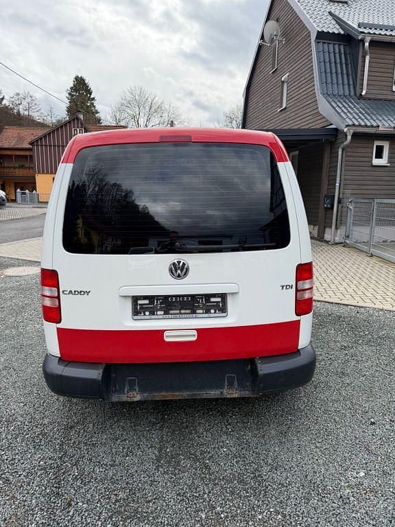 Gebraucht VW Caddy Maxi Trendline 102 PS (75 kW) 2013 Weiß Van / Kleinbus