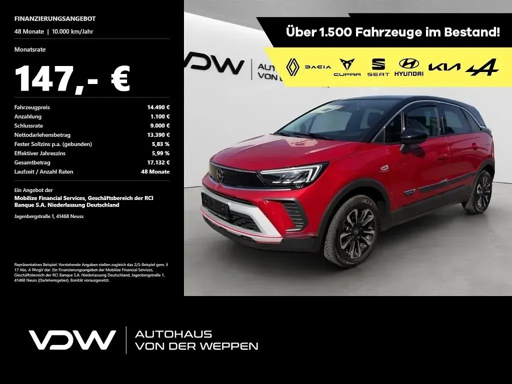 Gebraucht Opel Crossland Elegance 110 PS (80 kW) 2024 SUV