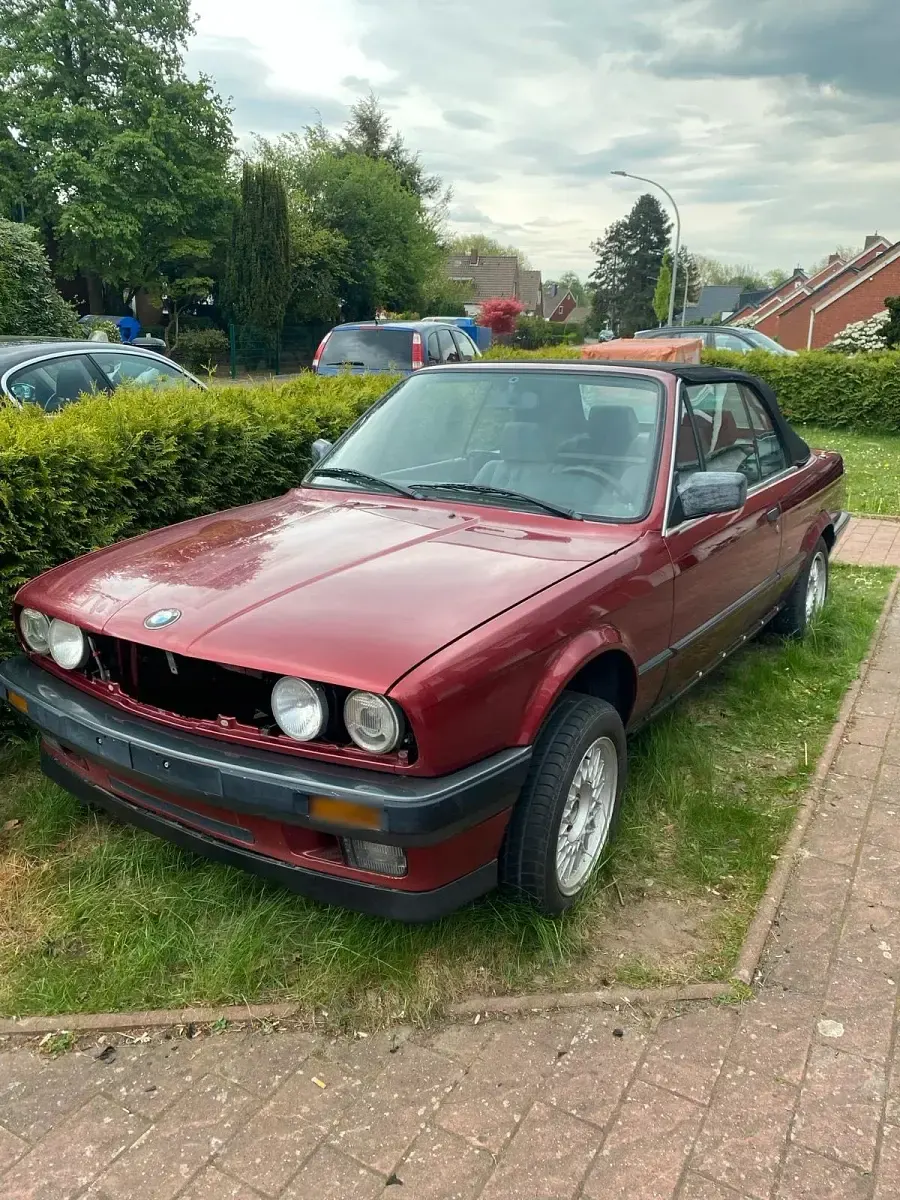 Gebraucht BMW 318 Cabriolet 1991 Rot Cabrio