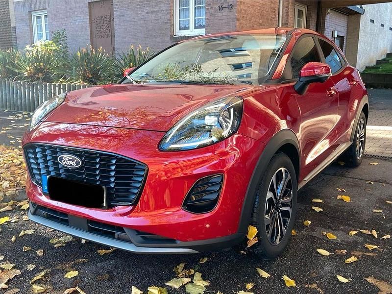Rot Gebraucht 2025 Ford Puma Titanium SUV | 19.850 € (Superpreis) - Bild 1/4