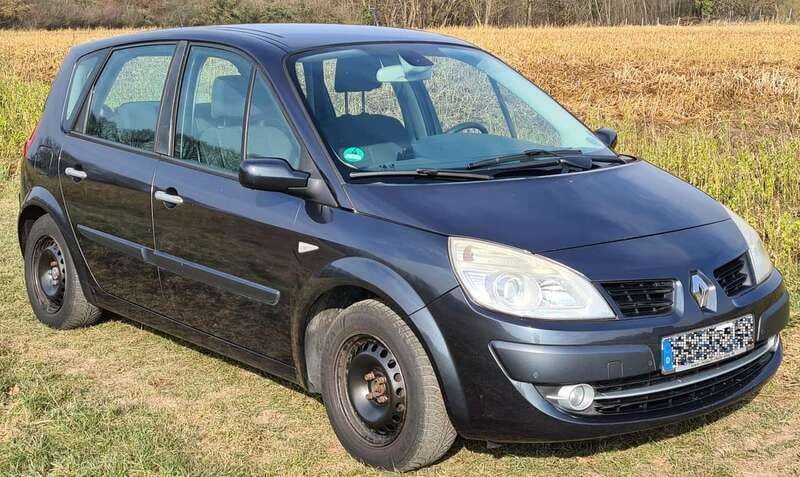 Schwarz Gebraucht 2008 Renault Scénic II Exception Van / Kleinbus | 1.000 € (Superpreis) - Bild 1/4