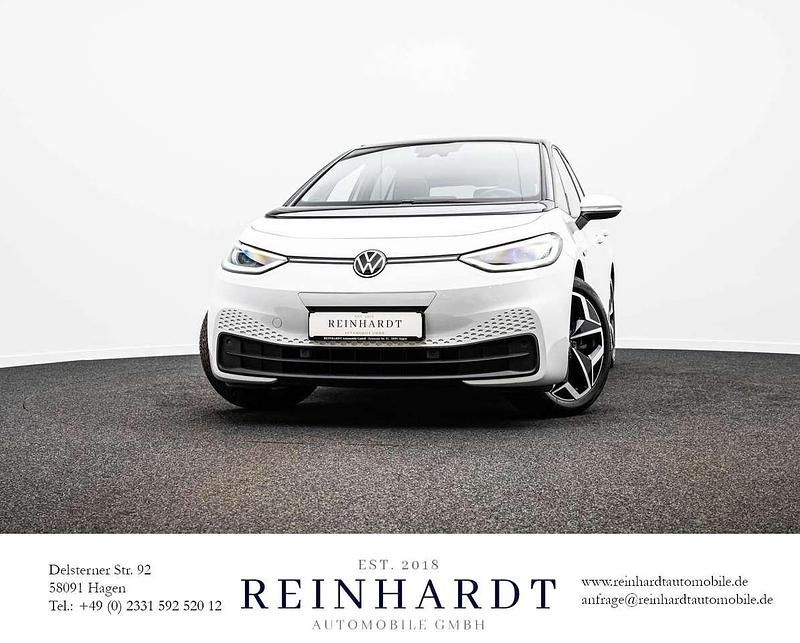 Gletscherweiß metallic Gebraucht 2021 VW ID.3 Pro Performance Kleinwagen | 24.000 € (Fairer Preis) - Bild 1/3