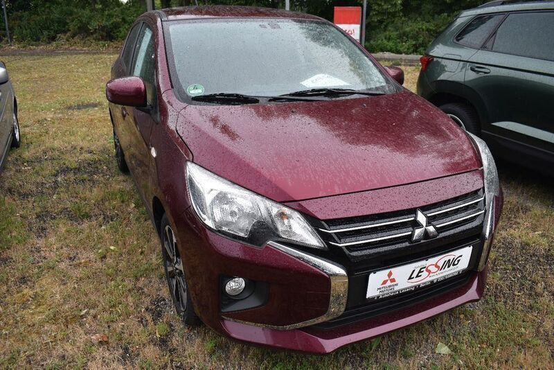 Rot Gebraucht 2021 Mitsubishi Space Star Spirit+ Limousine | 11.990 € (Fairer Preis) - Bild 1/3