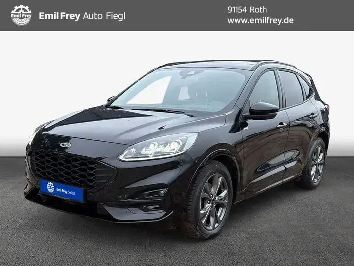 Obsidian schwarz metallic Gebraucht 2023 Ford Kuga ST-Line X SUV | 24.950 € (Superpreis) - Bild 1/4