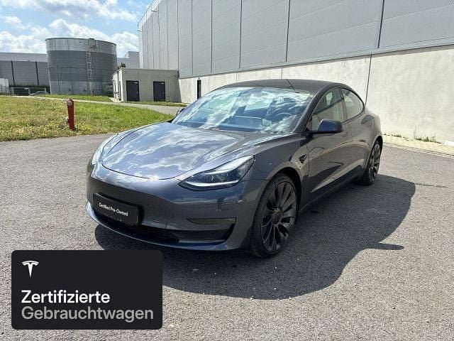 Silber Gebraucht 2021 Tesla Model 3 Performance Limousine | 31.300 € (Fairer Preis) - Bild 1/4