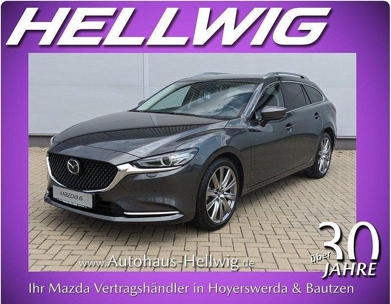 Machine grey metallic Gebraucht 2024 Mazda 6 Exclusive Kombi | 27.580 € (Guter Preis) - Bild 1/4
