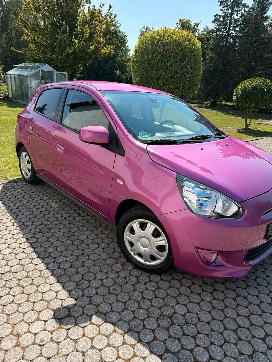 Gebraucht Mitsubishi Space Star Top 71 PS (52 kW) 2014 Violet Van / Kleinbus