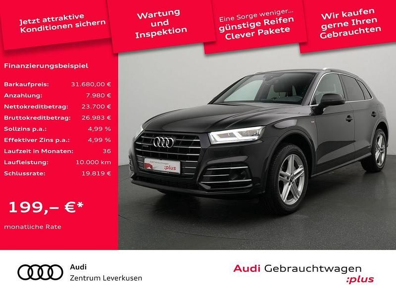 Schwarz Gebraucht 2021 Audi Q5 S-Line SUV | 31.680 € (Guter Preis) - Bild 1/4