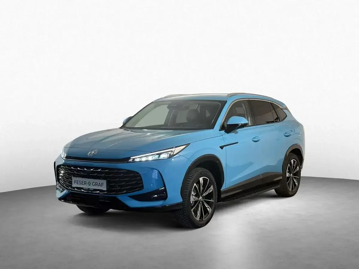 Neu MG HS Luxury 272 PS (200 kW) 2025 Blau (arctic blue) SUV