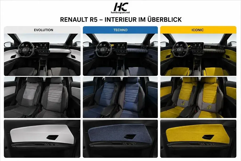 Nouvelle Renault R5 Techno 110 kW (150 ch) 2026 Vert Citadine