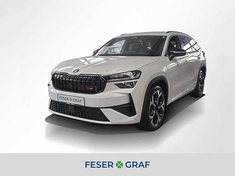 Moonweiss metallic Neu 2025 Skoda Kodiaq RS SUV | 55.000 € (Fairer Preis) - Bild 1/4