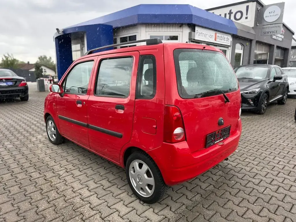 Gebraucht Opel Agila 75 PS (55 kW) 2001 Rot Van / Kleinbus