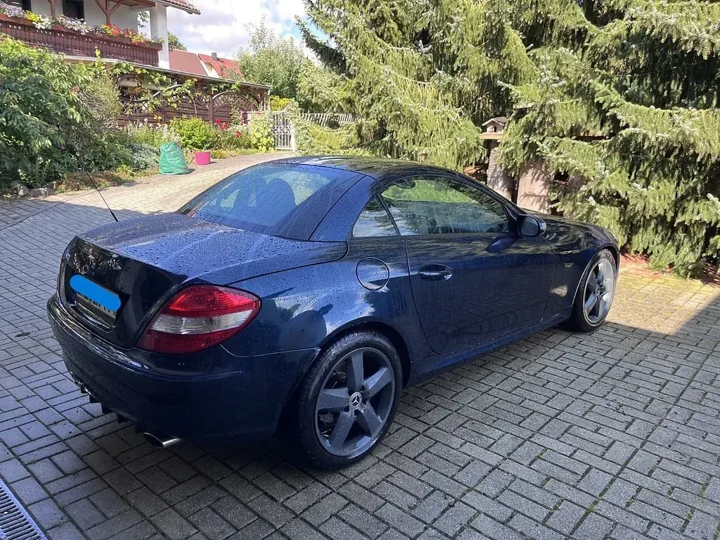 Gebraucht Mercedes SLK280 231 PS (169 kW) 2008 Blau Cabrio