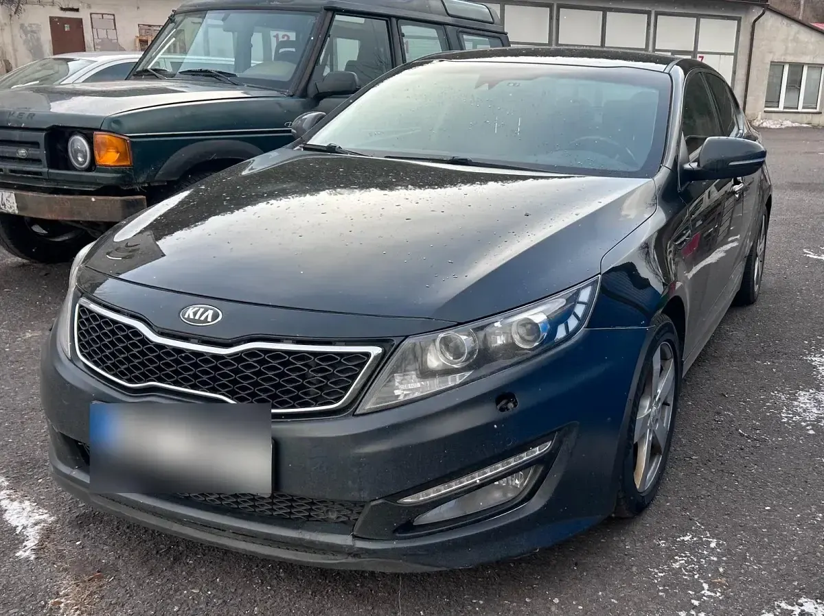 Gebraucht Kia Optima 100 PS (73 kW) 2014 Schwarz Limousine
