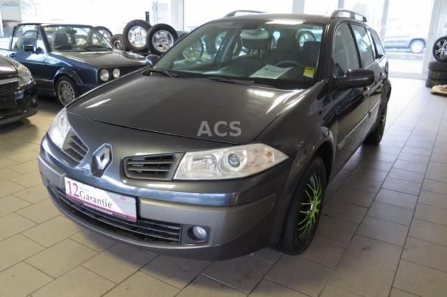 Blau metallic Gebraucht 2006 Renault Mégane GrandTour Exception Kombi | 3.999 € - Bild 1/4