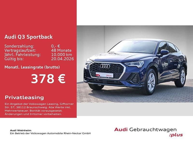 Gebraucht Audi Q3 Sportback Performance 150 PS (110 kW) 2025 Blau SUV