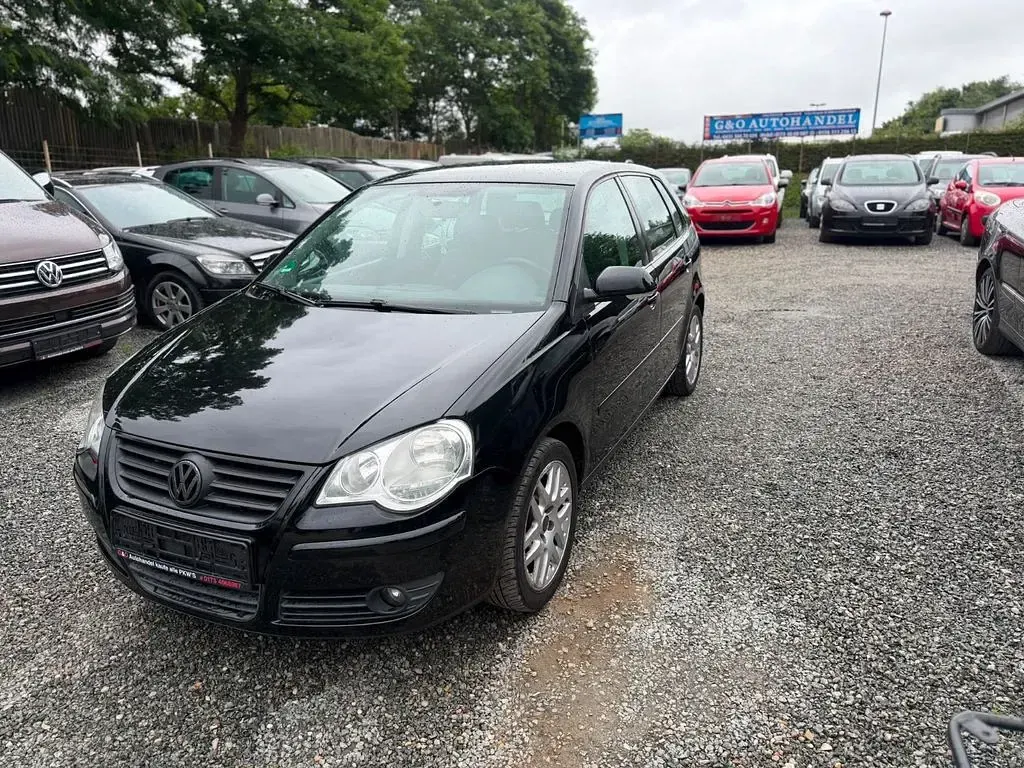Gebraucht VW Polo Trendline 80 PS (58 kW) 2009 Schwarz Kleinwagen