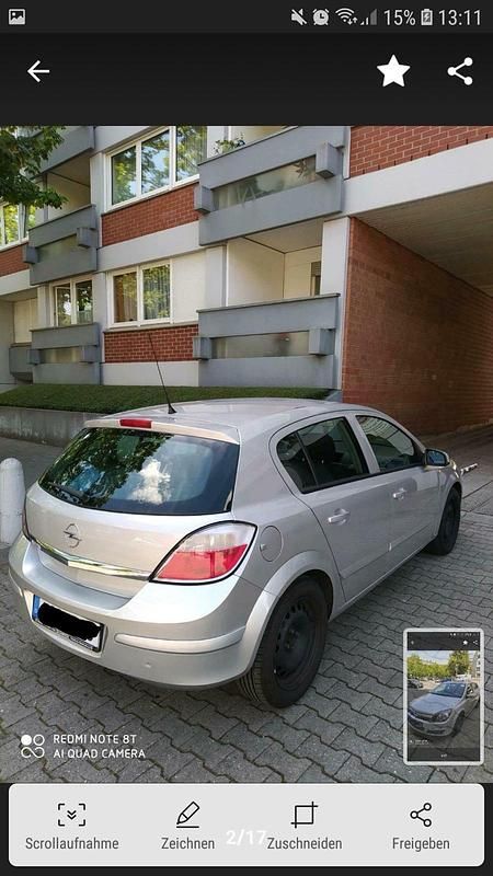 Grau Gebraucht 2005 Opel Astra Limousine | 1.600 € (Guter Preis) - Bild 1/4