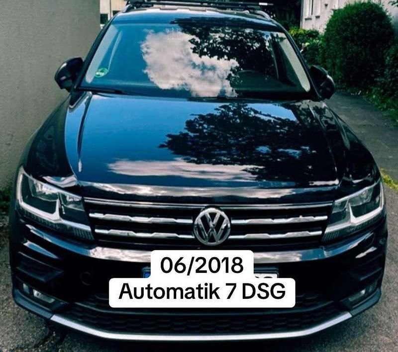 Schwarz Gebraucht 2018 VW Tiguan Allspace Highline SUV | 19.500 € (Fairer Preis) - Bild 1/3